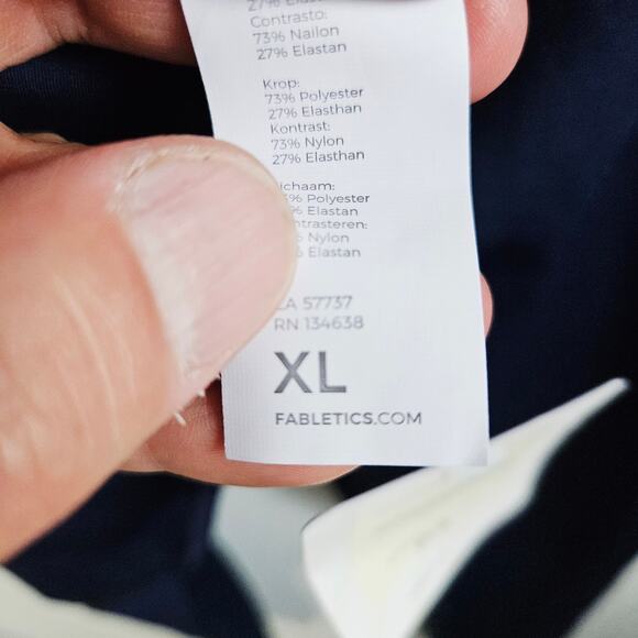 Fabletics Women's XL Anywhere Motion 365 Hight Waist Leggings Blue Athletic NWT - Picture 6 of 7